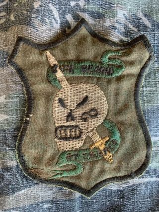 Vietnam War Theater Special Forces Macv Sog Green Beret Spike Rt Crusader Patch