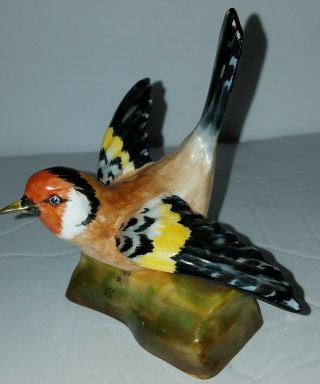 Staffordshire Goldfinch Bird Figurine Bone China England