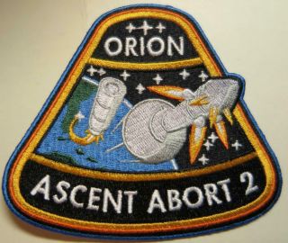 Orion Nasa Ascent Abort - 2 Space Mission Patch