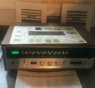 Vintage Sansui 2000x Stereo Tuner Amplifier - Well; Looks Good