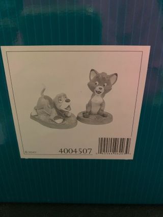 Wdcc The Fox & The Hound Copper & Tod " The Best Of Friends " Signed By Artist