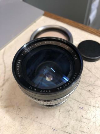 Angenieux 28mm f3.  5 Type R11 Vintage Made in France Exakta Exa Exacta Mount Lens 3