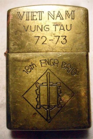 Vietnam Vung Tau 72 - 73 Vietnam War Zippo Lighter