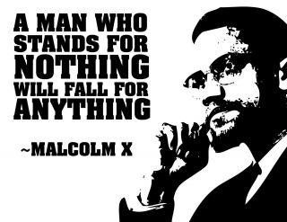 Malcolm X - Poster Print - Looks Awesome Framed