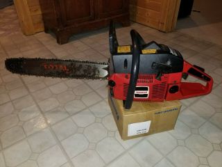 Vintage Jonsered 630 Chainsaw W/18 " Bar And Chain Runs Good With Manuals