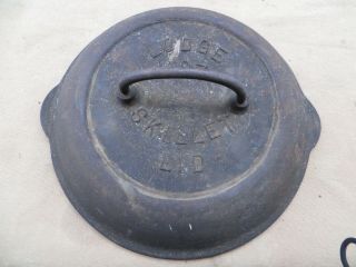 Lodge Early Years No 7 Skillet Lid - " Its In Shape " Restore & It Will Pop