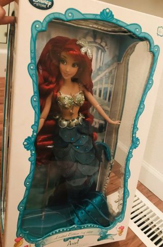 Disney Store The Little Mermaid Ariel 17 " Limited Edition 6000 Doll