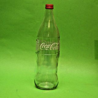 Coca Cola Turkey Empty Glass Turkish Bottle 1 Liter