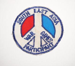 South East Asia War Games Participant Vietnam Theater Made Patch Us Army P8002