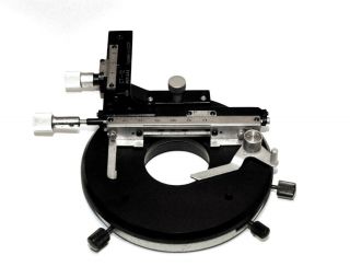 Lomo Biolam Microscope Rotating Xy Stage - Mikroskop Drehbar Kreuztisch