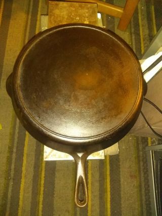 Griswold / Wagner No.  14 Cast Iron Skillet (15 And 1/4 Inch) W/ Heat Ring