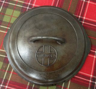 Cast Iron Griswold 6 Self Basting Lid 1096