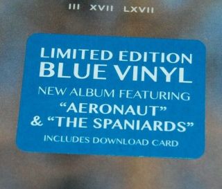 WPC Billy Corgan Smashing Pumpkins Ogilala BLUE colored LP vinyl record 2