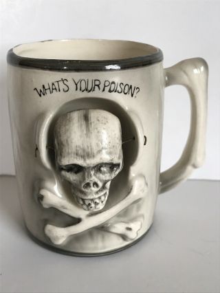 Vintage Skull Mug What 