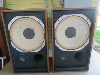 Vintage JBL LX4 - 1 LANCER 99 TYPE S99 Floor Wood Speakers 2