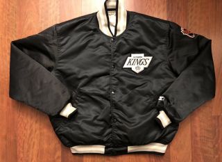 Vintage Starter Los Angeles Kings Reversible Starter Satin Jacket Men’s Xl Nwa
