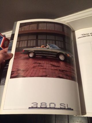 1983 Mercedes Benz 300D 300TD 300CD 300SD 380SEL 380SL 380SEC Brochure mx9310 3
