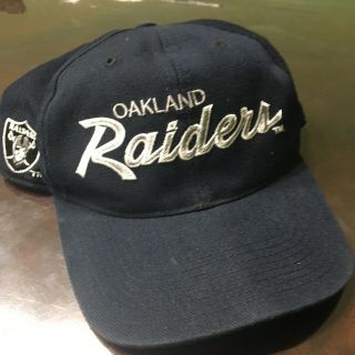 Vintage Hat Cap Oakland Raiders 7 1/4 Sports Specialties Script