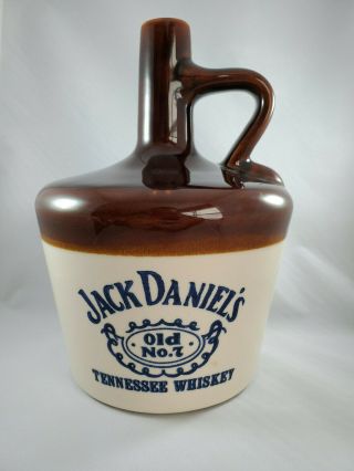 Vintage Jack Daniels Tennessee Whiskey Old No.  7 Pottery Jug