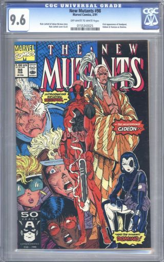 Mutants 98 Vol 1 Cgc 9.  6 Stunning 1st Appearance Of Deadpool