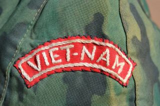 US VIETNAM SPECIAL FORCES CAMOUFLAGE BOONIE HAT NAM WAR PATCH VIETNAM 2