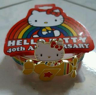 Hello Kitty 40th Anniversary Airplane Character Bracelet With Tags