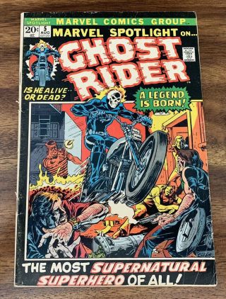 Marvel Spotlight 5: Key Issue: 1st Appearance Ghost Rider (johnny Blaze)