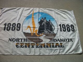 Huge North Dakota Centennial Flag