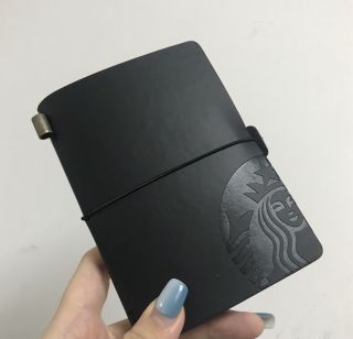 Starbucks 2019 China Black Logo Limited Edition Pu Hand Notebooks