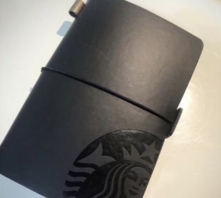 Starbucks 2019 China Black Logo Limited Edition PU Hand Notebooks 2