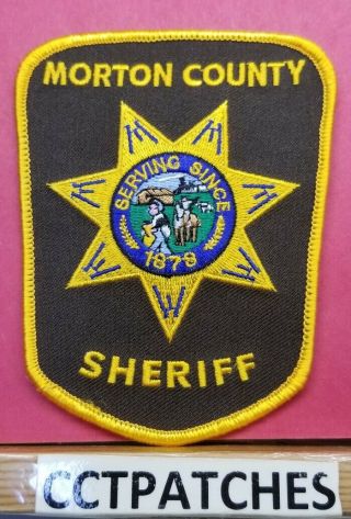 Morton County,  North Dakota Sheriff (police) Shoulder Patch Nd