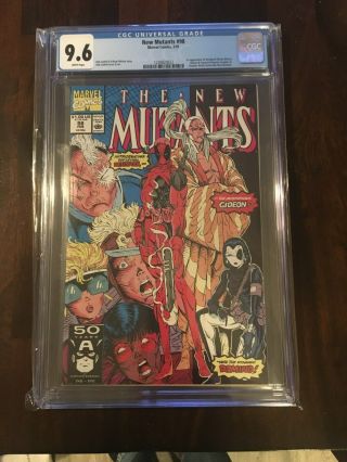 The Mutants 98 (feb 1991,  Marvel) Cgc 9.  6 White Pages