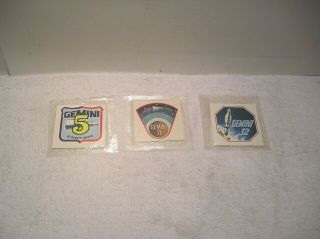 (3) Kelloggs Vintage 1960s Nasa Space Stickers