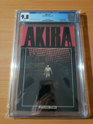 Akira 1 Cgc Graded 9.  8 1988 Marvel / Epic Comics