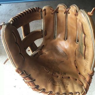 Vintage Rawlings Xfg 1 - H Heart Of Hide Hoh Made In Usa Baseball Glove
