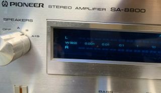 vintage pioneer sa - 8800 integrated stereo amplifier 2
