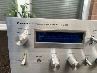 vintage pioneer sa - 8800 integrated stereo amplifier 3