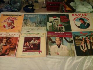 Christmas Vinyl Lp Records Max Bygraves Frank Sinatra Elvis Presley Carols Choir