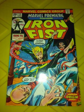 Marvel Premiere 15 Mark Jeweler Variant Stamp Intact 1st Appearance Iron Fist