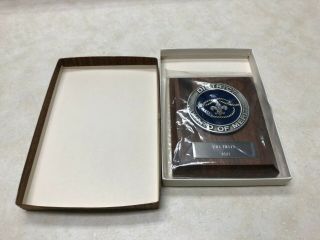 Boy Scout District Award Of Merit Plaque - 4 1/2 " X 5 1/2 "