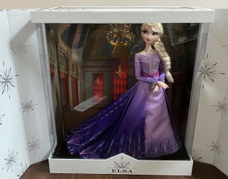 Disney Saks Fifth Avenue Elsa Frozen 2 Limited Edition Collector Doll 1 Of 1000