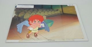 Captain N The Game Master Animation Cel Painted Background Of Baby Icarus 22