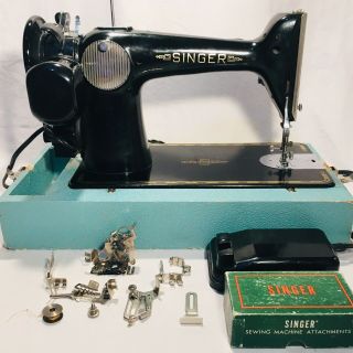 Vintage Singer Sewing Machine Model 201 201 - 2 1951 100 Year Anniversary Model