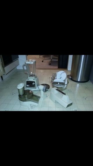 Oster Blender,  Mixer,  Food Processor,  Meat Grinder,  And All Parts