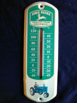 John Deere Quality Farm Equipment Thermometer.  Vintage