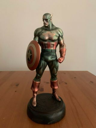 Captain America Faux Bronze Statue Bowen Designs 259/500