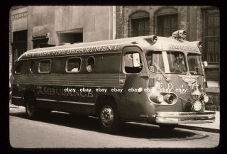 York City Ambulance 1949 Flxible Fire Apparatus Slide