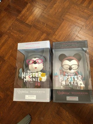 Disney Hipster Mickey And Minnie Vinylmation Figure Maruyama Never Opened