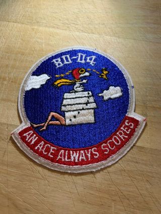 Cold War/vietnam? Us Air Force Patch - 80 - 04 Training Squadron Snoopy -