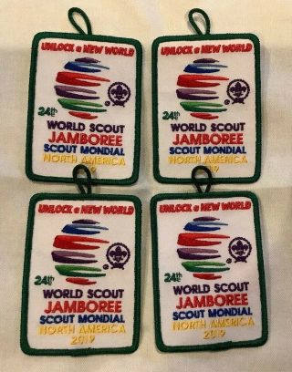 24th World Scout Jamboree 2019 Patch - Set Of Four
